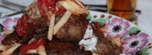 печень фламбированная. Шаг 11