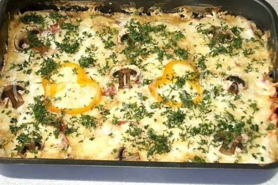 Рецепт печени говяжья с овощами