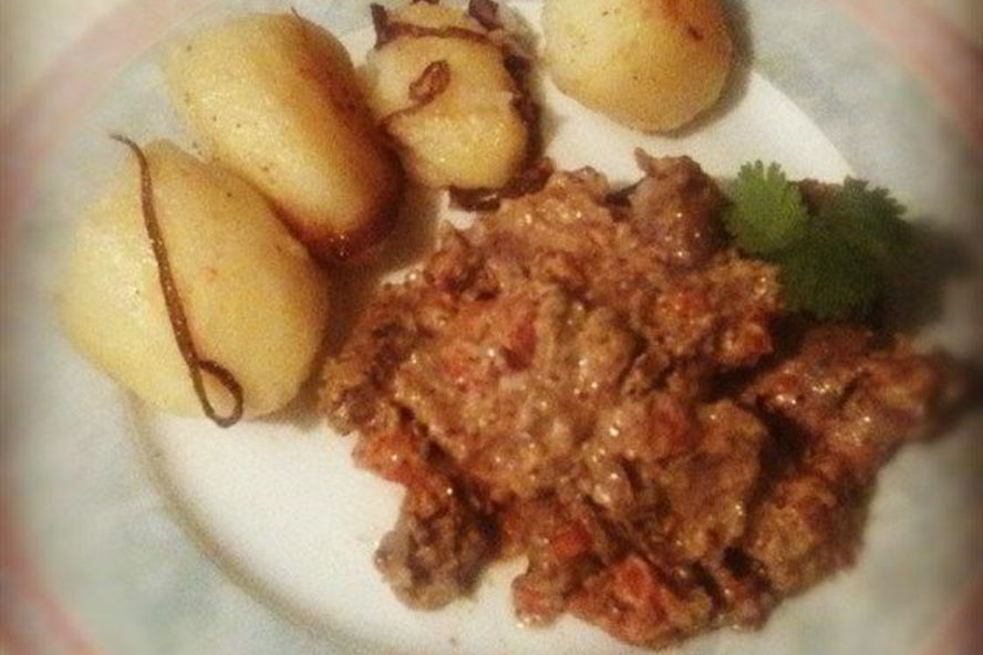 Рецепт печени кролика в сливочном соусе