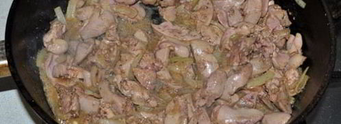 печень куриная в сметане. Шаг 5