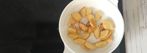 печень с айвой под апельсиновым соусом. Шаг 5