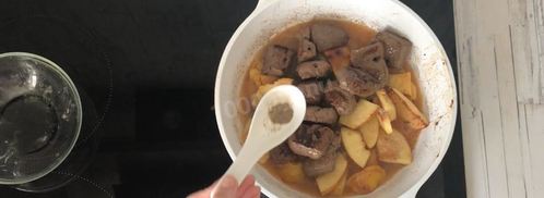 печень с айвой под апельсиновым соусом. Шаг 9