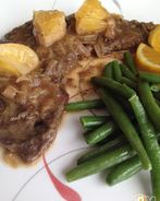 Печень с апельсинами