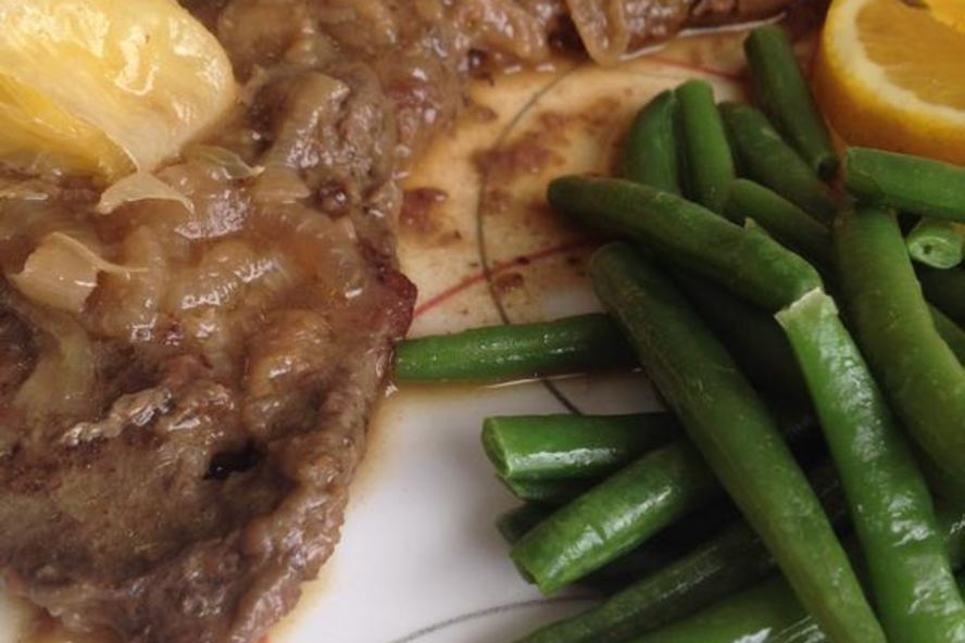 Рецепт печени с апельсинами