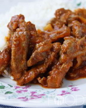 Печень в томатном соусе