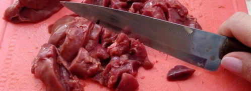 тушеная куриная печень. Шаг 5