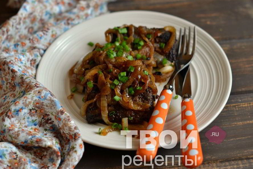Рецепт жареной говяжьей печени
