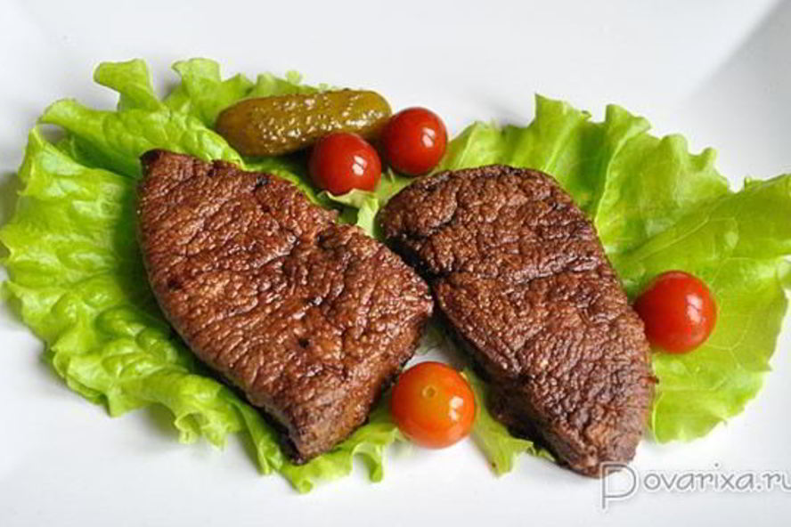 Рецепт жареной печени, маринованной в соевом соусе