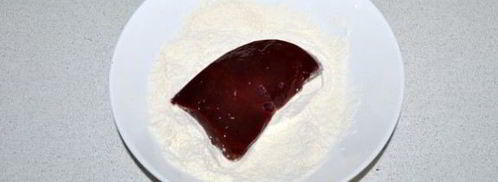 жареная печень, маринованная в соевом соусе. Шаг 5