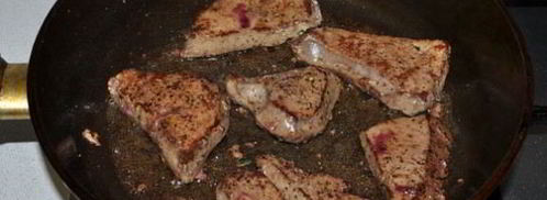 жареная печень со шпинатом. Шаг 4