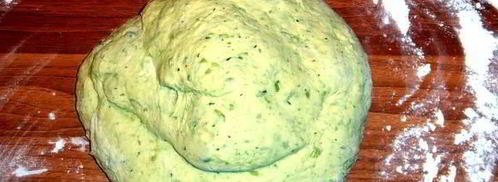 ароматное зеленое пельменное тесто. Шаг 12