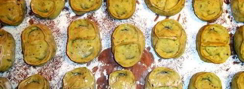 ароматное зеленое пельменное тесто. Шаг 13