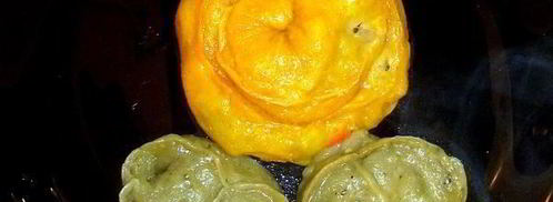 ароматное зеленое пельменное тесто. Шаг 14