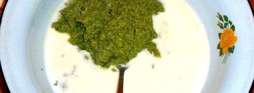 ароматное зеленое пельменное тесто. Шаг 7