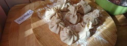 хинкали с минеральной водой. Шаг 10