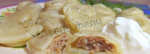 пельмени из заварного теста. Шаг 22