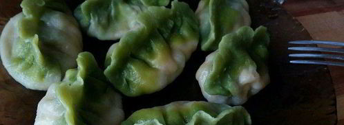 пельмени изумрудные гребешки. Шаг 14