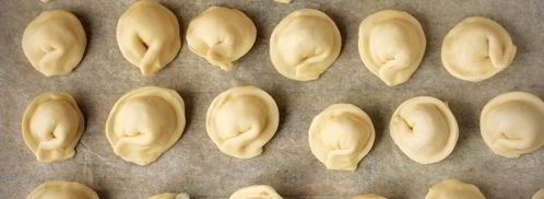 пельмени с черной редькой. Шаг 8