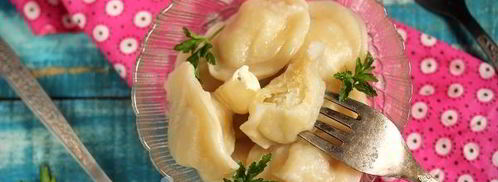 пельмени с черной редькой. Шаг 9