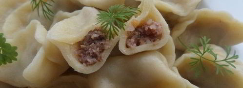 пельмени с гусем, гречкой и овощами. Шаг 20