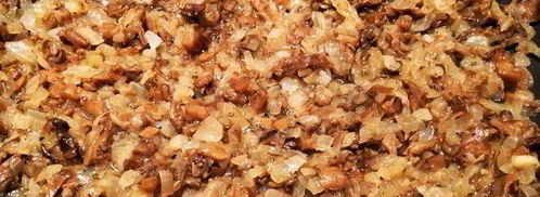 пельмени с рыбой и белыми грибами. Шаг 9