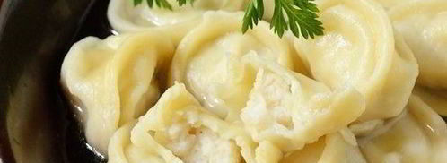 пельмени сибирские с мясом и с рыбой. Шаг 7