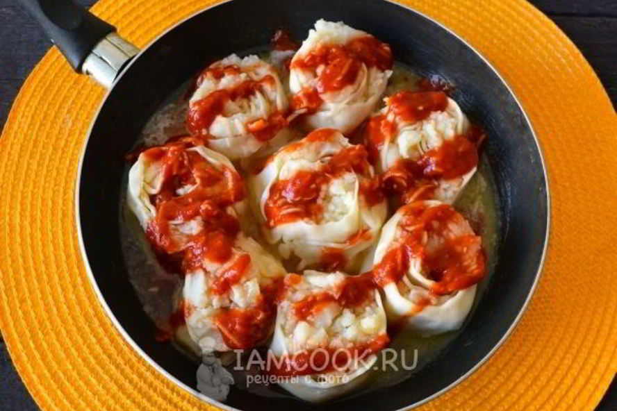 Рецепт постных ленивых пельменей