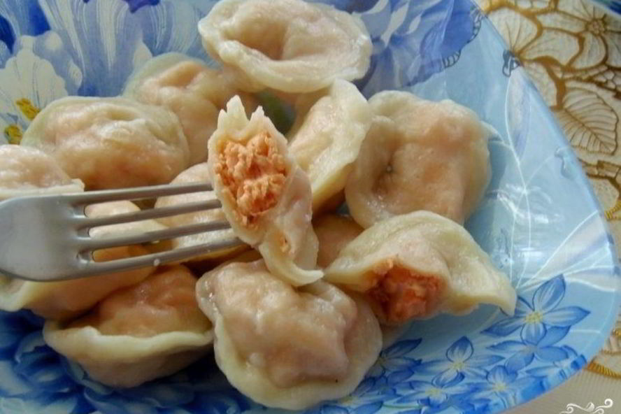 Рецепт рыбных пельменей из горбуши