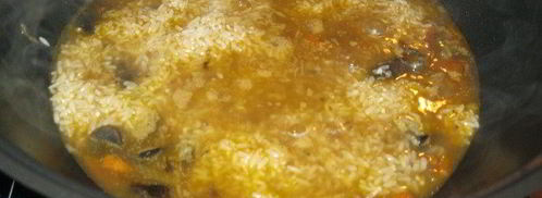 грибной плов. Шаг 7