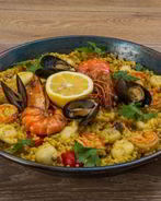 Испанская паэлья с морепродуктами