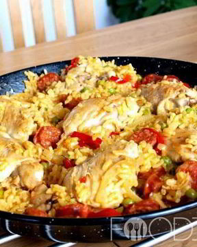 Паэлья с курицей