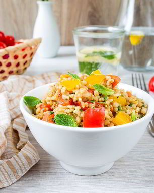 Пилав из булгура с овощами