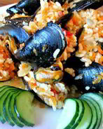 Пилав — плов из мидий