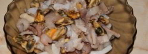 плов из морского коктейля. Шаг 3