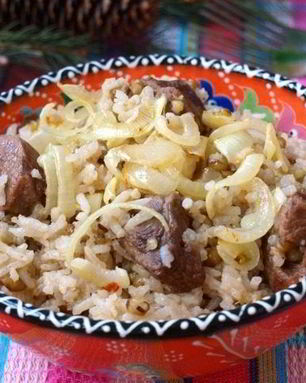 Плов из телятины