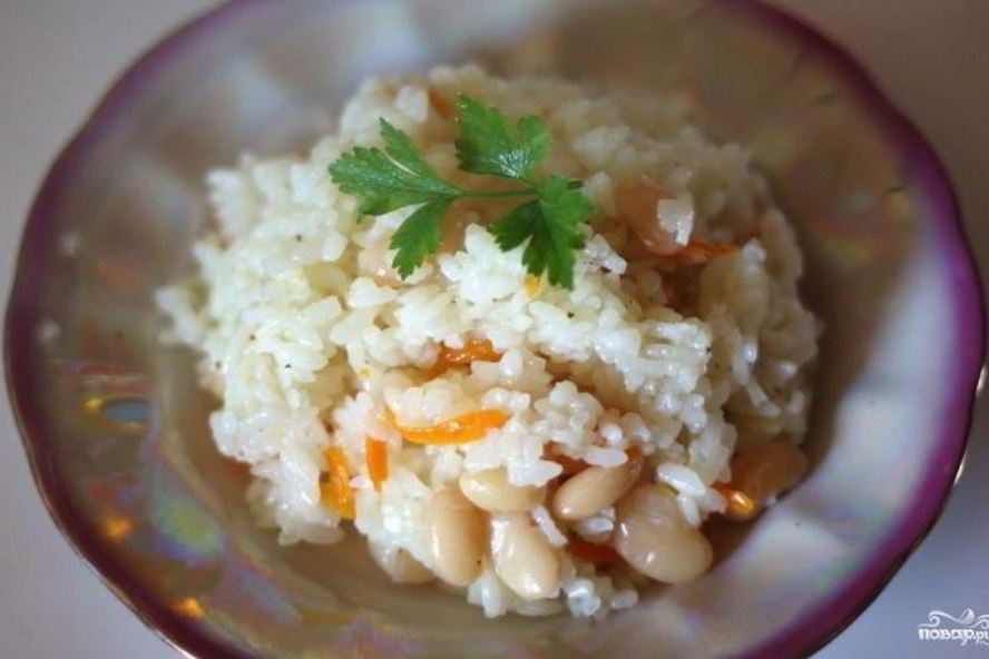 Рецепт плова с фасолью