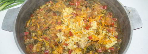 плов с говядиной и помидорами. Шаг 16