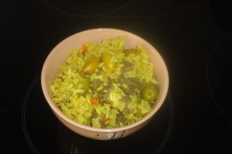 Рецепт плова с луком и оливками