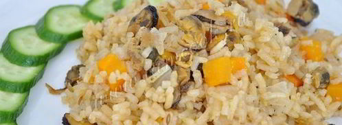 плов с мидиями. Шаг 15