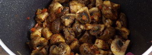 постный плов с грибами. Шаг 6