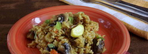 постный плов с грибами. Шаг 11