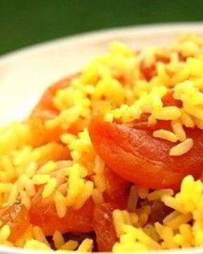 Сладкий плов с сухофруктами