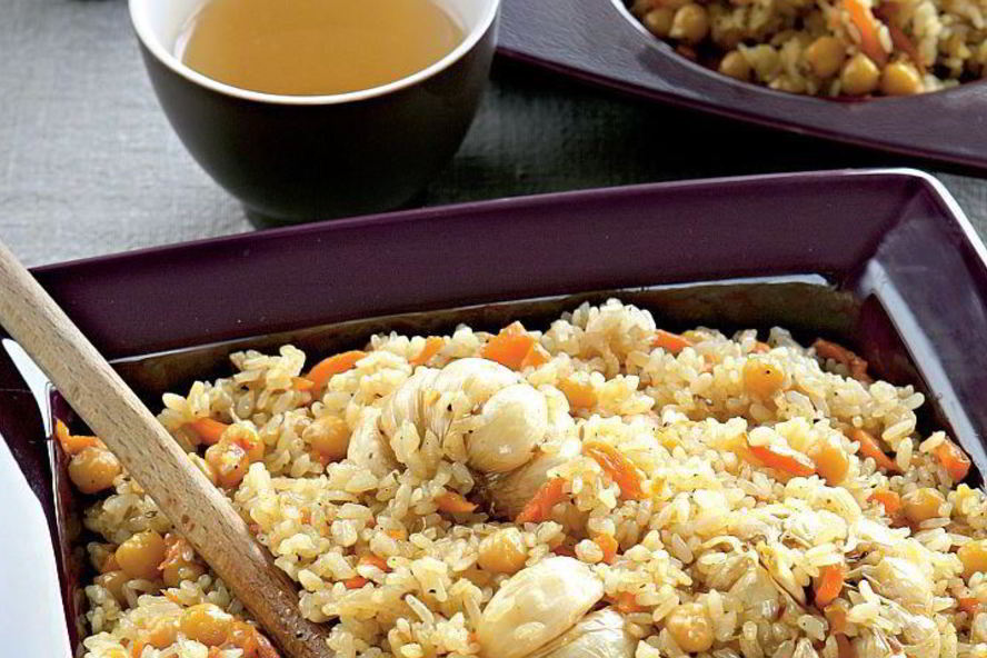 Рецепт вегетарианского плова с зирой