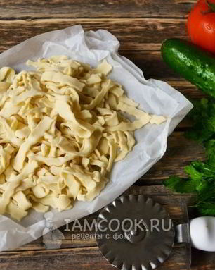 Постная лапша