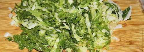 пюре картофельное с савойской капустой. Шаг 4