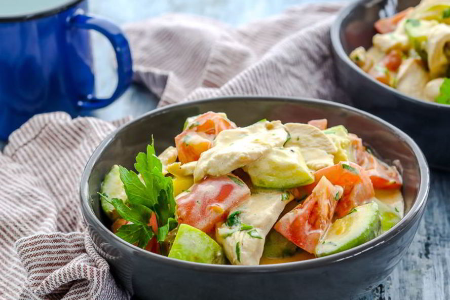 Рецепт быстрого рагу из кабачков с куриным филе