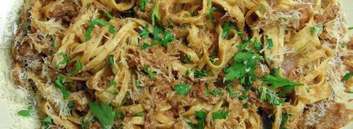 домашняя паста с рагу из кролика. Шаг 18