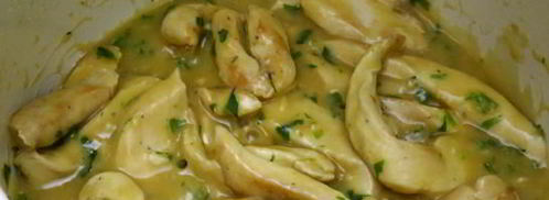 фрикасе из куриных грудок. Шаг 12