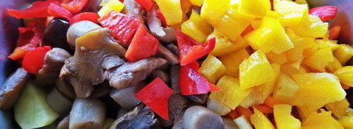 грибное рагу с овощами. Шаг 12