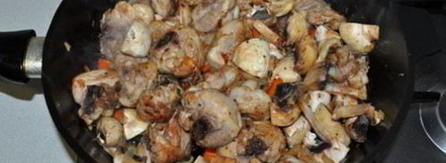 куриное рагу с грибами и томатным соком. Шаг 6